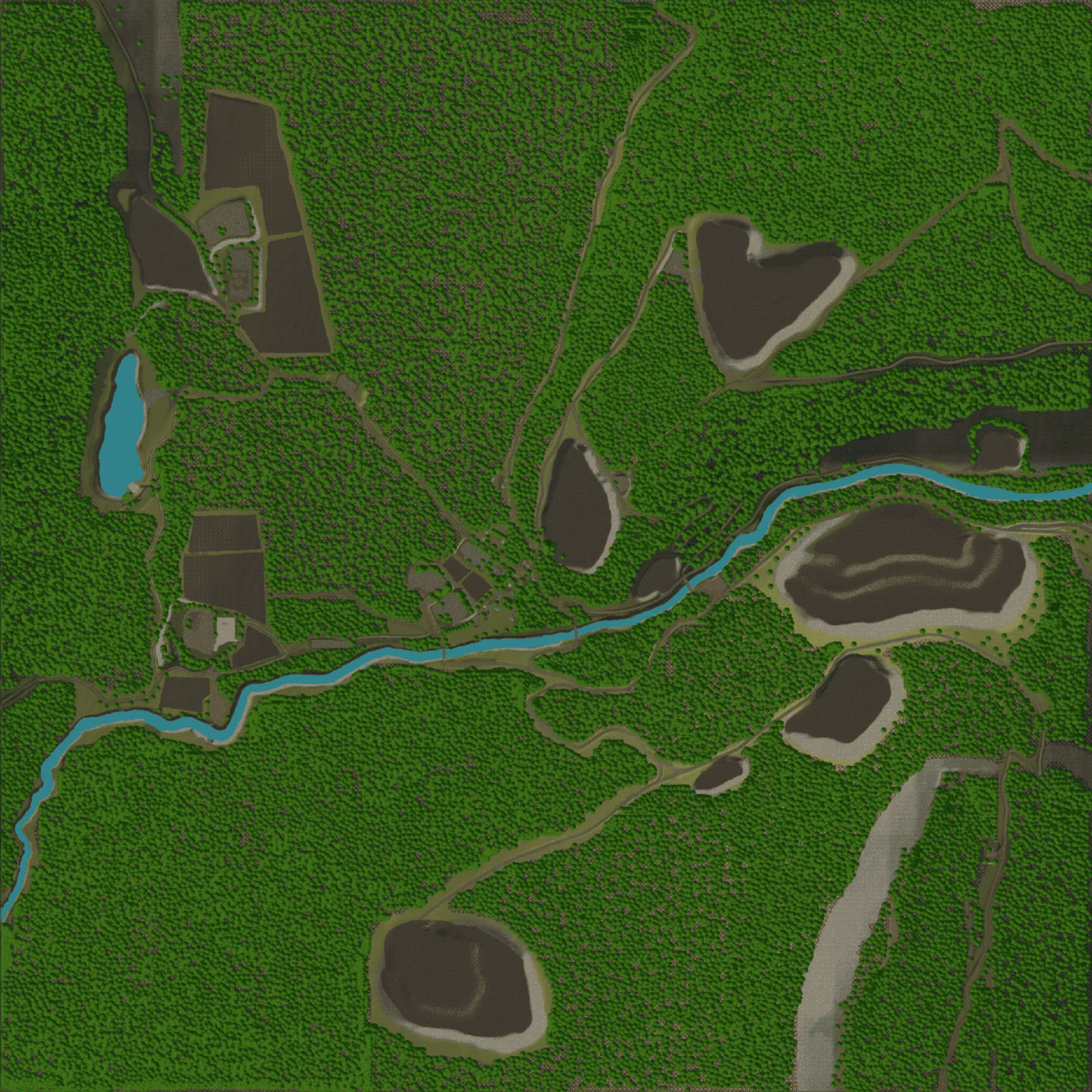 Map of Granite Ridge Operations